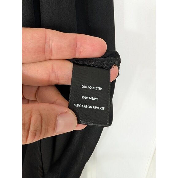 Torrid‎ Harper Blouse women's 1 black popover v-neck workwear career minimalist - Picture 5 of 7